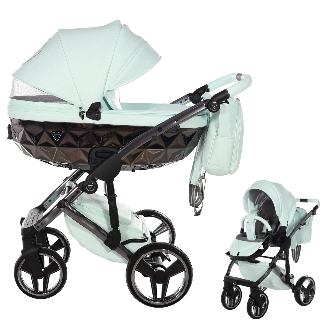 Junama DIAMOND HAND CRAFT - Kombikinderwagen 2in1 mit Babywanne