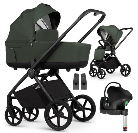 Venicci CLARO - Kombikinderwagen 4in1 mit Avionaut COSMO SMART Babyschale + Isofix-Basis