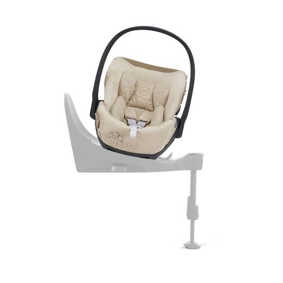 Cybex PRIAM 4.0 - Kombikinderwagen 4in1 mit Cybex CLOUD T I-SIZE babyschale + Isofix Base T | Simply Flowers Nude Beige