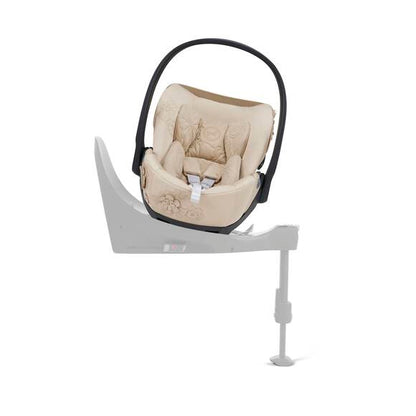 Cybex PRIAM 4.0 - Kombikinderwagen 4in1 mit Cybex CLOUD T I-SIZE babyschale + Isofix Base T | Simply Flowers Nude Beige