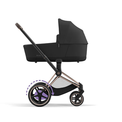 Cybex E-PRIAM 3.0 - Kombikinderwagen, 2-in-1-Set, Kinderwagen mit elektrischer Unterstützung