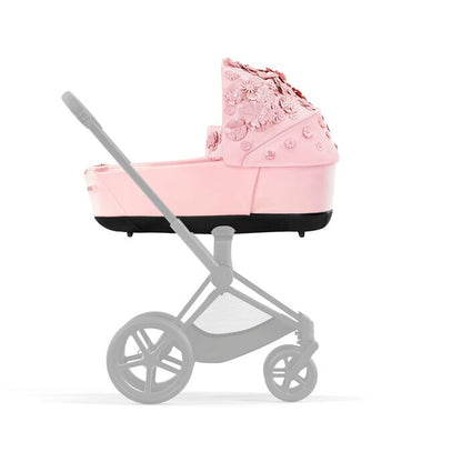 Cybex PRIAM 4.0 - Kombikinderwagen 3in1 mit Cybex CLOUD T I-SIZE babyschale | Simply Flowers Pink Pale Blush
