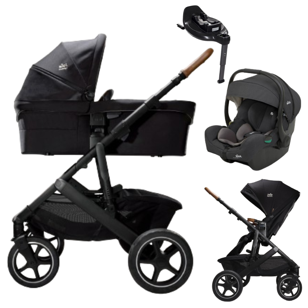 Joie Signature VINCA – Kombikinderwagen 4-in-1 mit Joie I-GEMM 3 Babyschale + Isofix-Basis