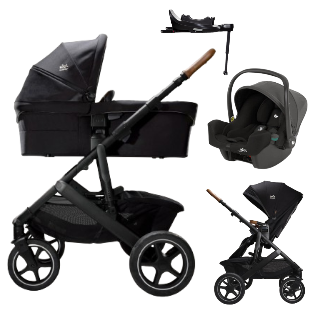 Joie Signature VINCA – Kombikinderwagen 4-in-1 mit Joie I-SNUG 2 Babyschale + Isofix-Basis