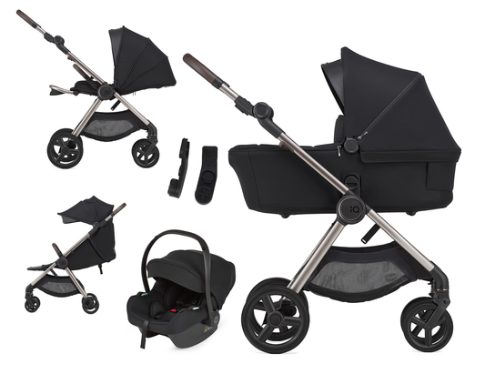 Anex IQ PREMIUM - Kombikinderwagen, 3-in-1-Set mit Anex by Avionaut COSMO Babyschale + Reisebuggy-Option